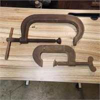 2 C-clamps, 4" & 8"