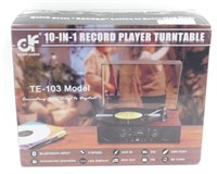 * New 10-in-1 Record Player Turntable