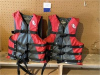 2 - STEARNS ADULT UNIVERSAL LIFE JACKETS