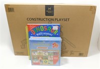 * New Construction Play Set, Dinosaur Book &