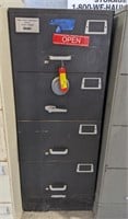 Molser 4-Drawer Locking File Cabinet 52"x21"x30"