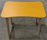 Orange Wooden Children's Table