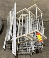 Metal Wire Racking, Disassembled 
Largest