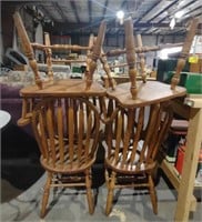 Sould Oak Arrowback Dining Chairs *(Bidding