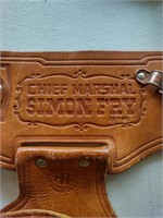 Chief Marchall Simon Fry Toy Gun Leather Holster