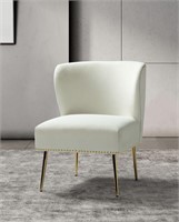 26"Wx29.5"Dx31"H Accent Chair-IVORY