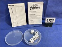 Game, Travel Yahtzee w/Instructions & Score