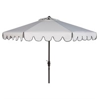 Safavieh 9-ft. Scalloped Trim Patio Umbrella, W...