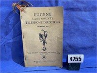 Antique Eugene Lane County Directory, 1941