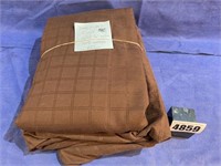 Twin Hotel Collection Brown Flat & Fitted Sheets