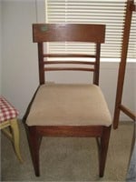 Wooden sewing chair