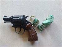 Vintage Kusan, Inc Snub Nose 38 Toy Cap Gun