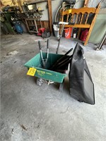 lawn spreader pruners mower bag