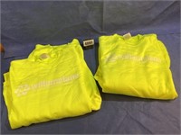Qty 2 XL Sweatshirts Neon