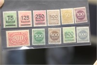 Vintage Germany Third Reich Stamps
