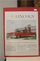 Lincoln Sedan Advertising Print