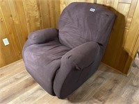 Swivel Rocker Recliner w/Fitted Cover,
