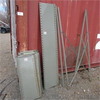 1 SECTION OF CLIP METAL SHELVING