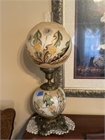Hand Painted Gone With The Wind Style Lamp