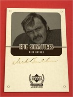 1999 UD Century Legends Dick Butkus Autograph