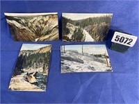 Antique Postcards, Yellowstone National Park