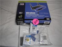 Wireless Broadband Router & HP Ink Cartridge