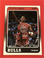 1988 Fleer Scottie Pippen Rookie Card Bulls HOF