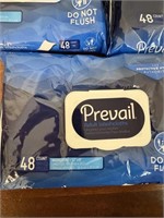 Prevail Adult Washcloths 3pk Of 48ct