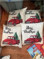 4 Christmas Pillows