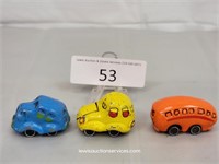 LJN Toys 3 Hallmark Die Cast Cars - Hong Kong