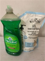 Lot Of 2 Assorted Hand Soap &dish Soap