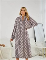 Size L - RH Sleepwear Women's Zipper Front Robe...