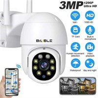 3MP 1080 HD BIUBLE Home Security Camera with 2-Way