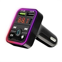 One Size  onn. Bluetooth LED FM Transmitter Car Ch