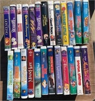 Disney VHS tapes (25)