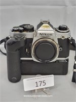 Nikon FE2 35mm SLR & Nikon MD-12 Motor Drive