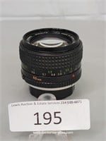 Minolta Rokkor-X 50mm 1:1.4 Camera Lens - Japan