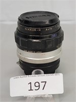 Nikkor-H 85mm 1:1.8 Camera Lens