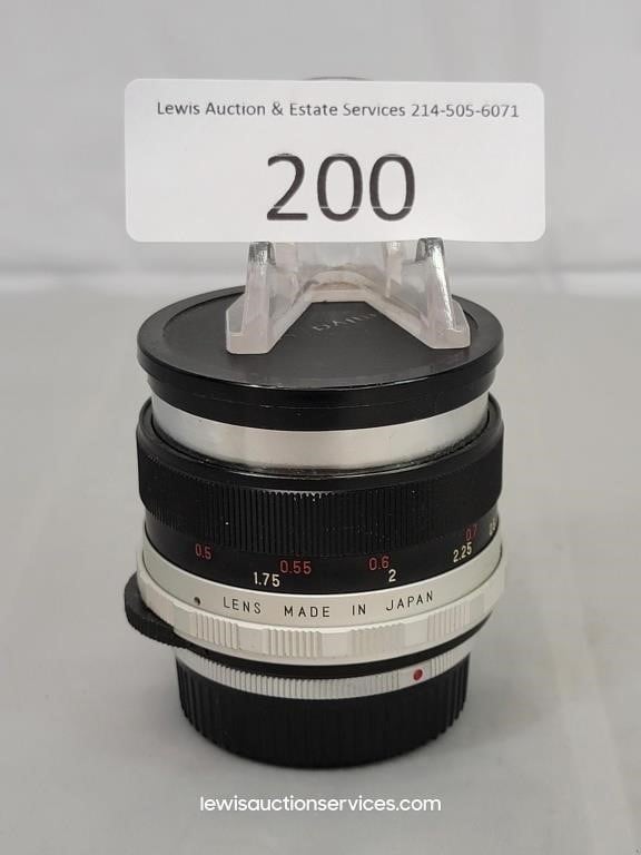 Mamiya Sekor 55mm 1:1.8 Camera Lens -
