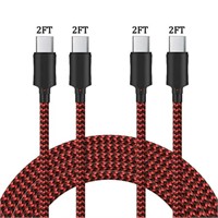 4Pack 2FT USB C Cable: Fast Charge