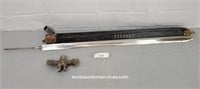Pakistan Stainless Decorative Sword  & Scabbard