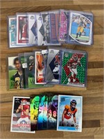 Lot of Football Cards in Plastic Protectors