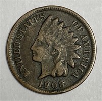 1908-S Indian Head Cent Very Good VG details