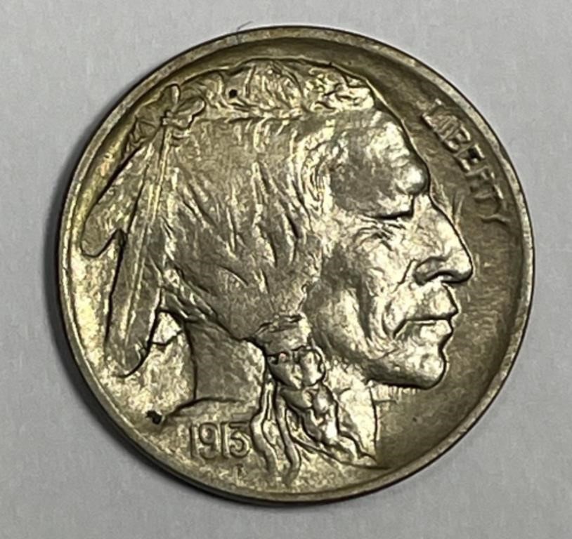 1913 Buffalo Nickel Type 2 Uncirculated UNC