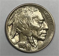 1915-D Buffalo Nickel About Uncirculated