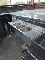 3 COMPARTMENT  BAR SINK