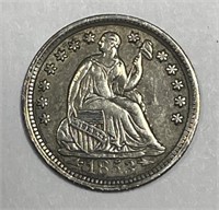 1853 Seated Liberty Silver Half Dime H10c XF