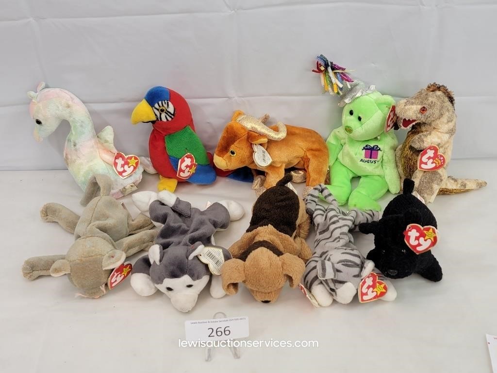 10 Small Ty Beanie Babies Toys