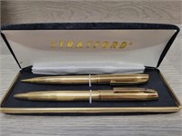 Stratford Goldtone Pen/Pencil Set in Orig Box