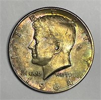 1964 Kennedy Half Color Brilliant Uncirculated